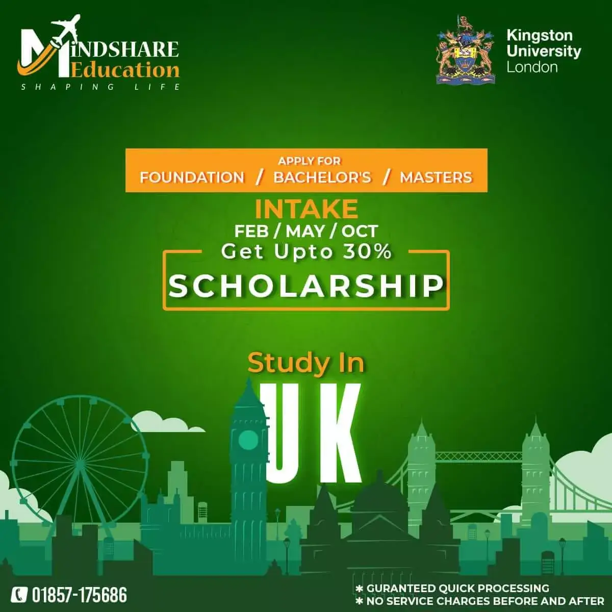 Scholarship Study in UK by Mineshare Education
