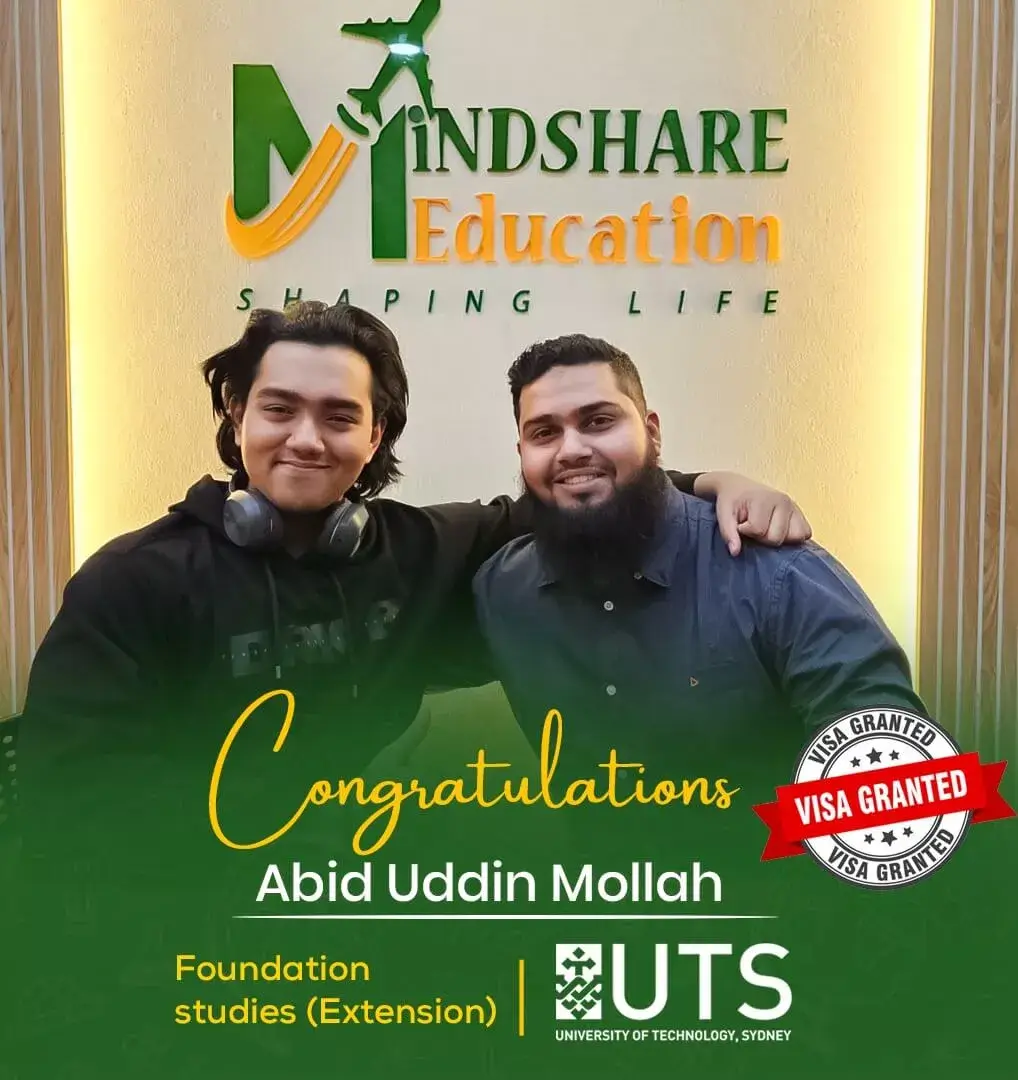 Congratulations to Abid Uddin Mollah by Mindshare Education